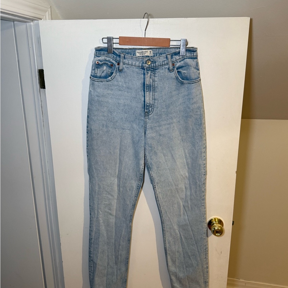 Abercrombie & Fitch Light Blue High Rise Jeans